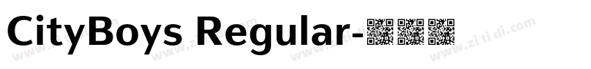 CityBoys Regular字体转换